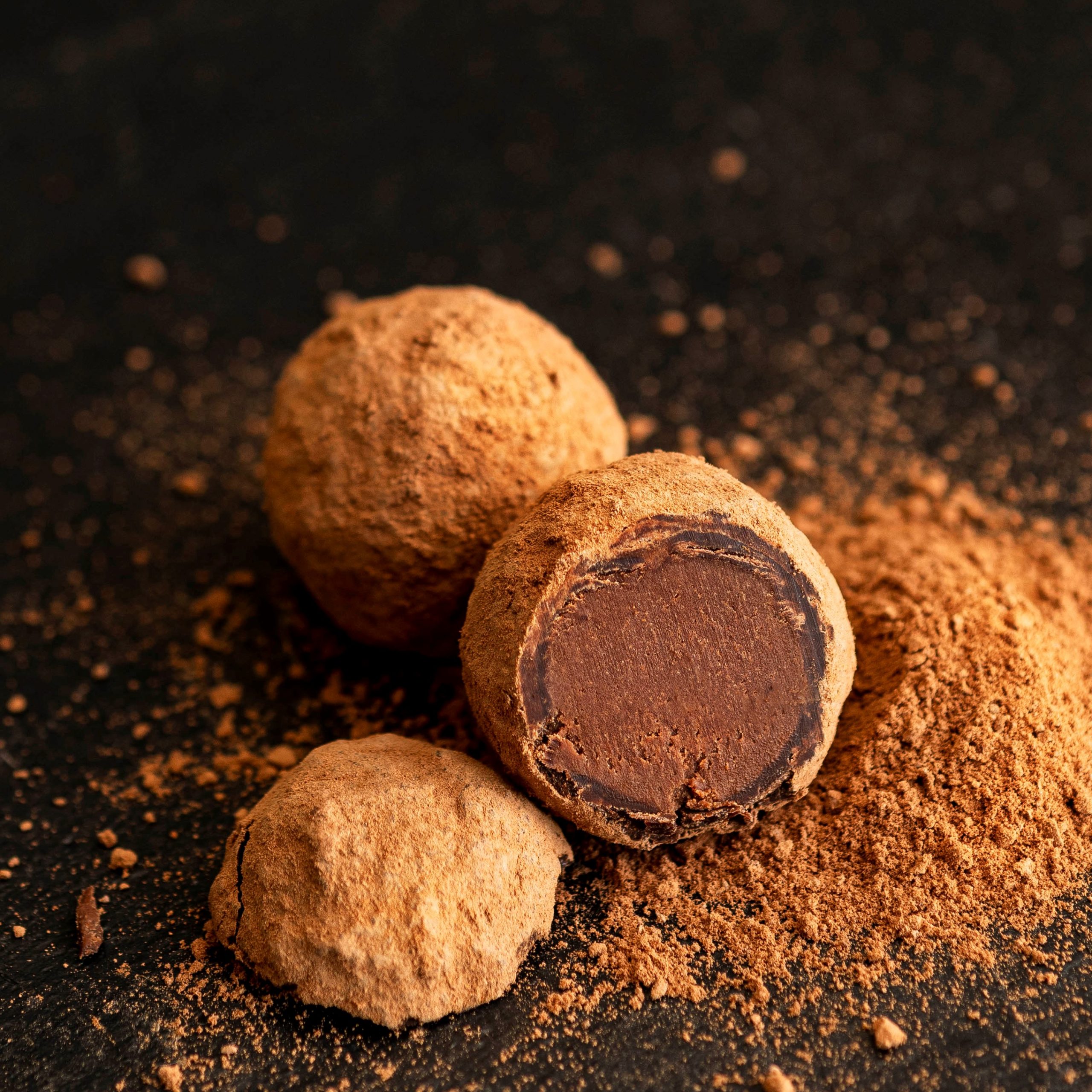 Pralinask från Willie´s Cacao - Mörk chokladtryffel - 2