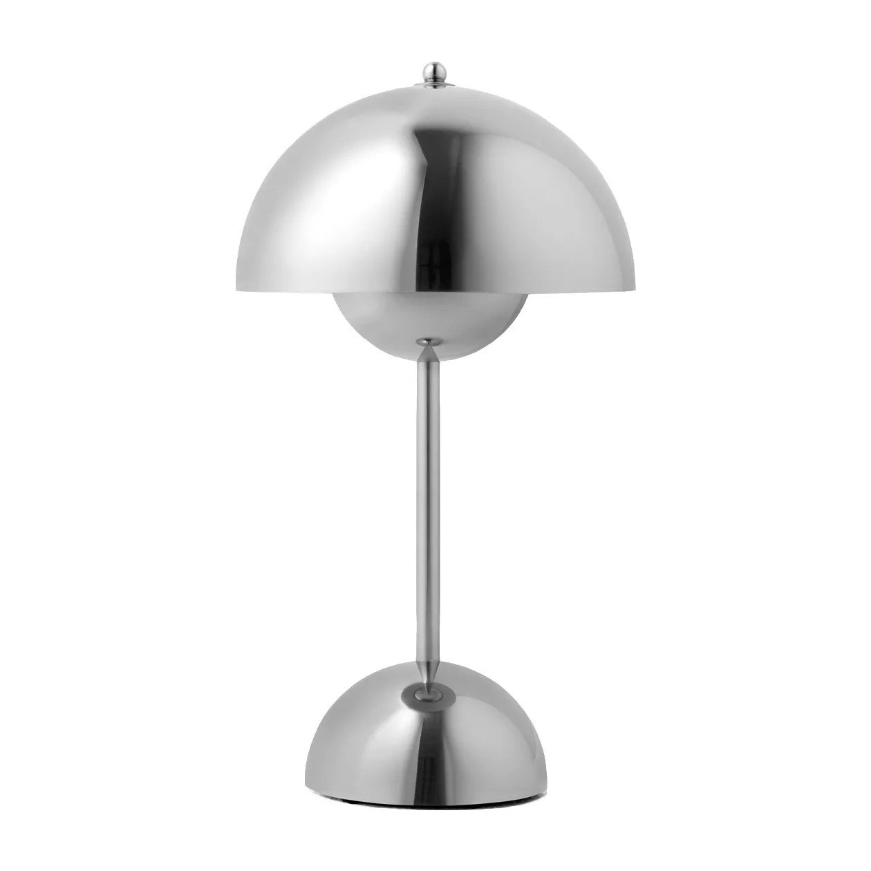 Flowerpot Portabel Bordslampa VP9 - Chrome