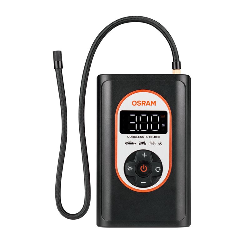 Luftkompressor Uppladdningsbar M. Powerbank Osram 4000