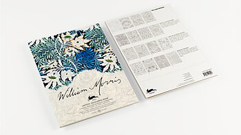William Morris : Artists' Colouring Book - 16 designs printed on professional drawing paper