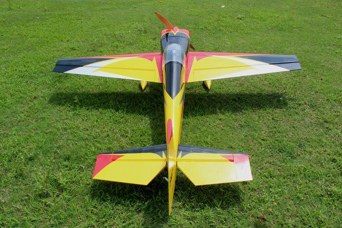 Pilot RC Slick 2600mm 120cc Yellow-Red-Black 103tum - 3