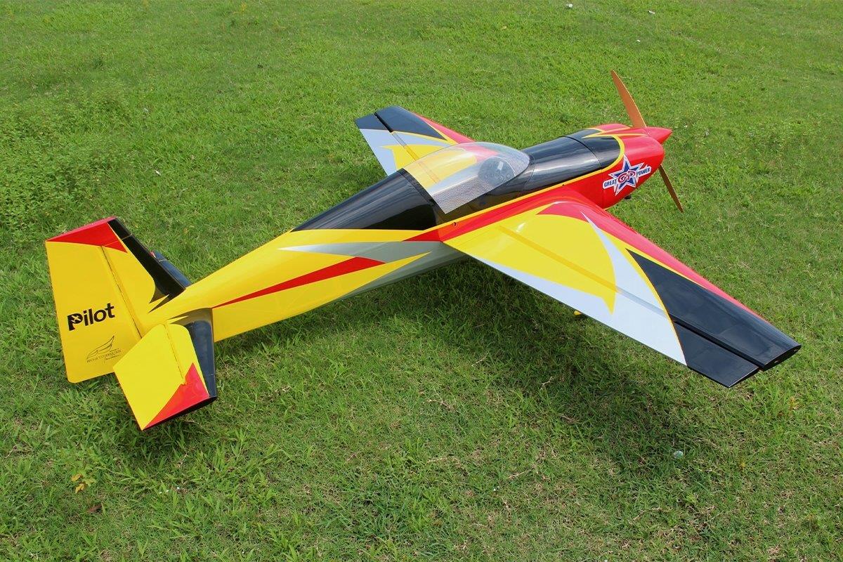 Pilot RC Slick 2600mm 120cc Yellow-Red-Black 103tum - 2