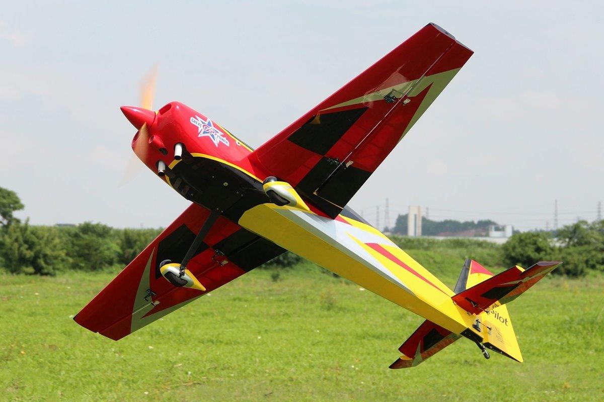 Pilot RC Slick 2600mm 120cc Yellow-Red-Black 103tum - 10