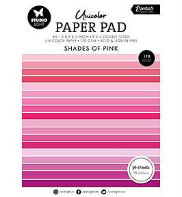 Studio Light Paper Pad -Shades of Pink  
