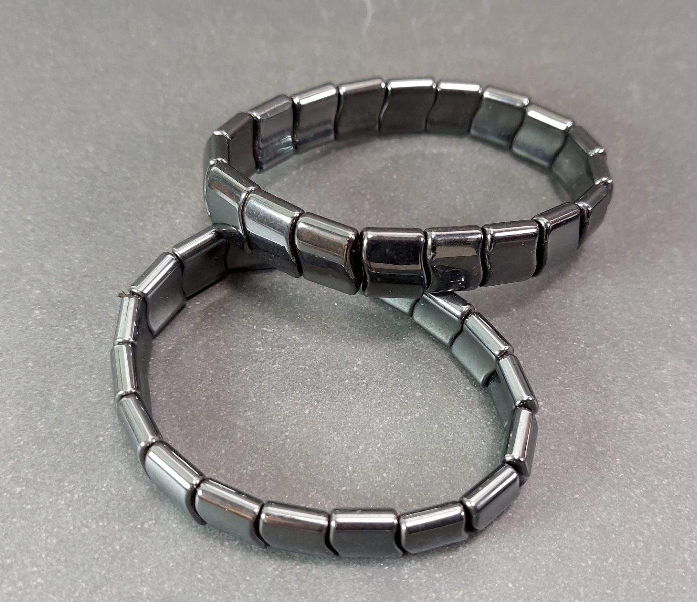 Magnetisk Hematit vågig Armband 