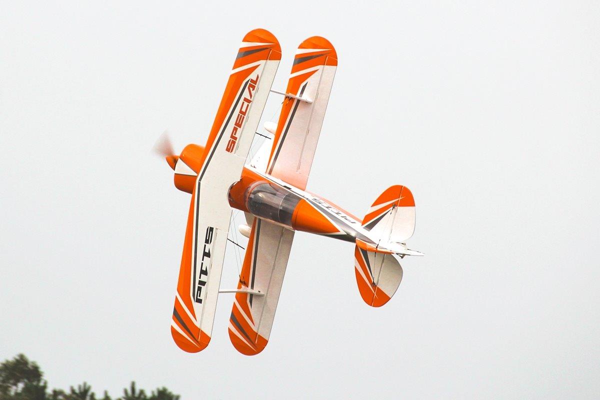 Pilot RC Pitts S2B Orange 2,2m 87tum - 3
