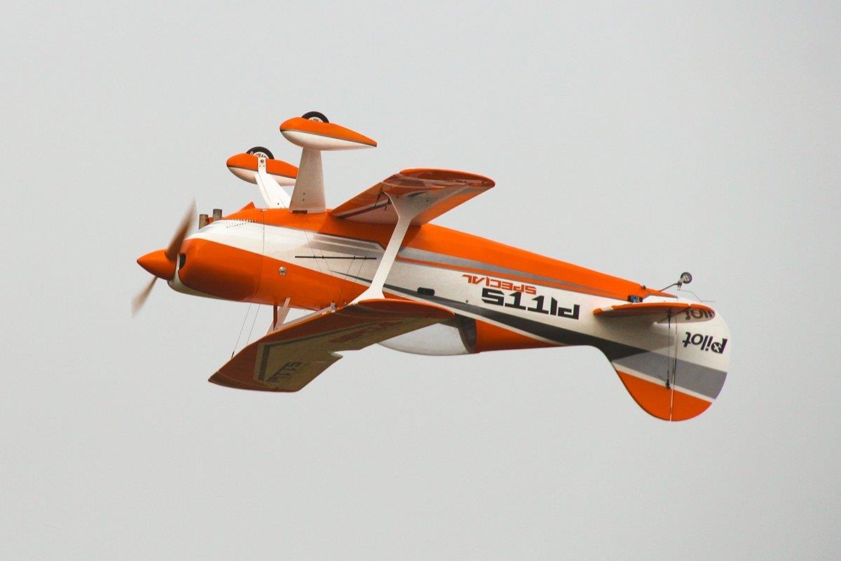 Pilot RC Pitts S2B Orange 2,2m 87tum - 4