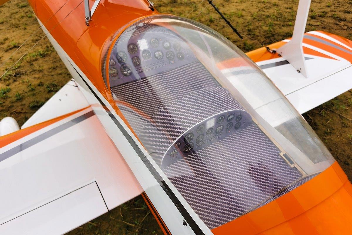 Pilot RC Pitts S2B Orange 2,2m 87tum - 8