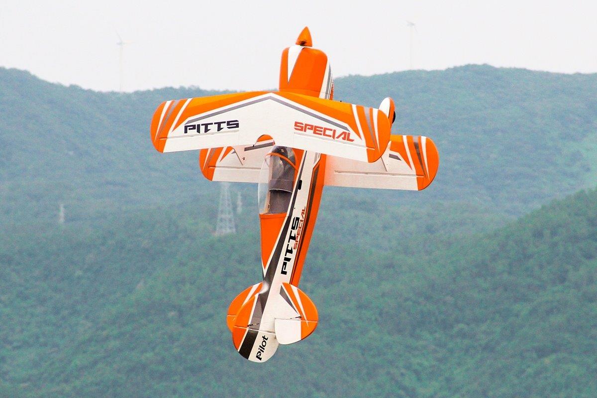Pilot RC Pitts S2B Orange 2,2m 87tum - 5