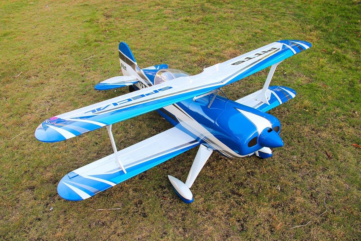 Pilot RC Pitts S2B Blue 2,2m 87tum