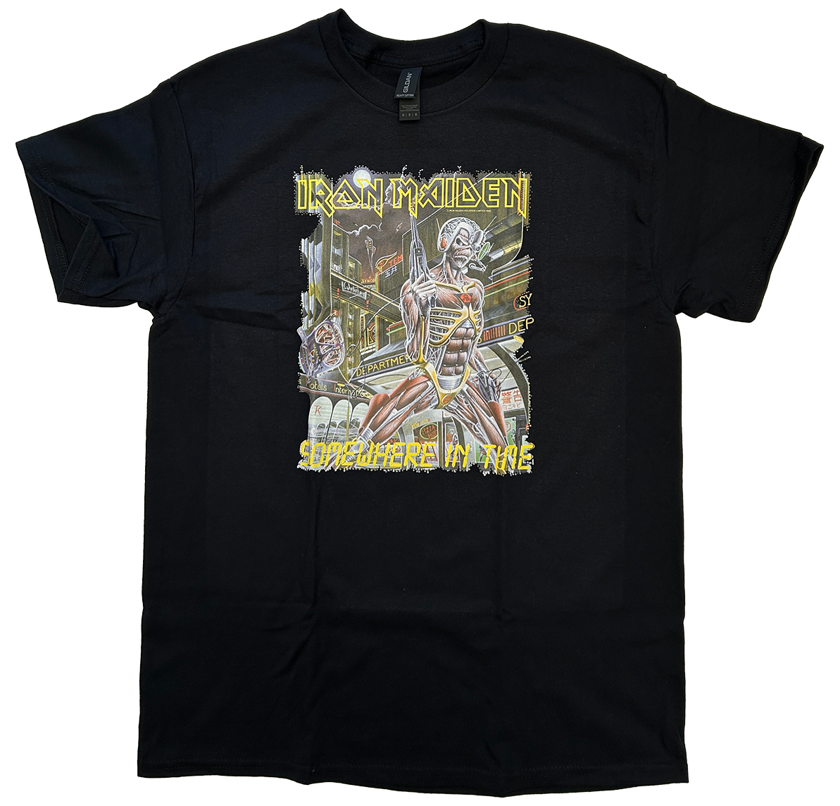 IRON MAIDEN - Somewhere in Time T-shirt - TRUST NO ONE RECORDINGS