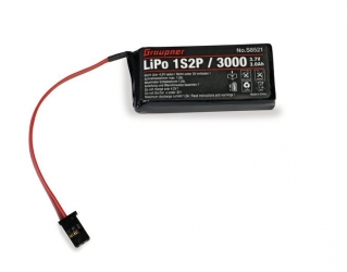 Sändarack Graupner TX LiPo 1S2P/3000 3,7V mz-12