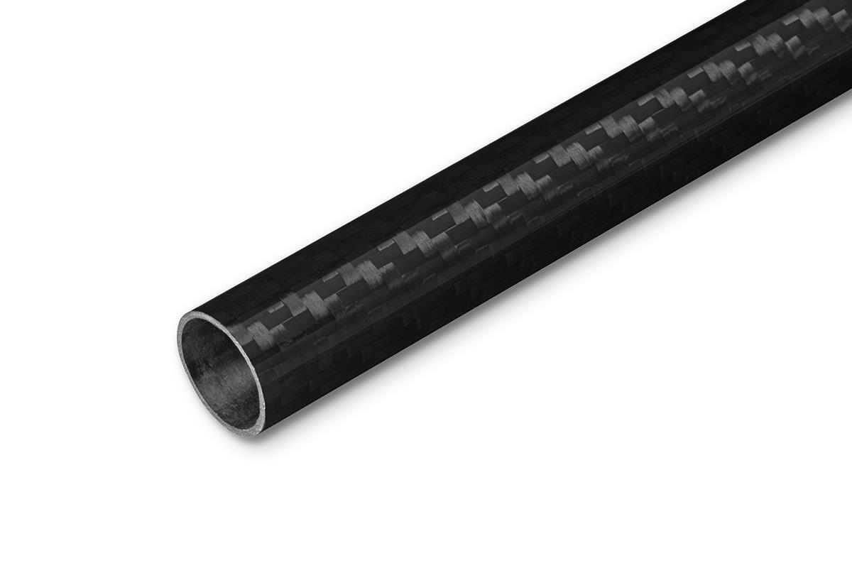 Kolfiber Rör vävd 12/10mm 1m