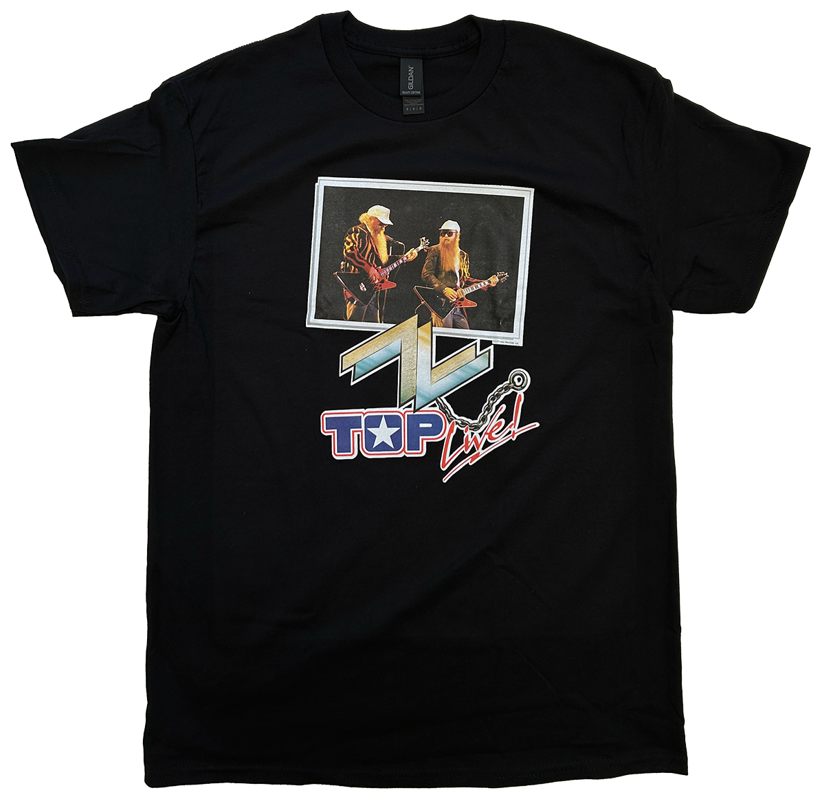 ZZ TOP - Live T-shirt - TRUST NO ONE RECORDINGS