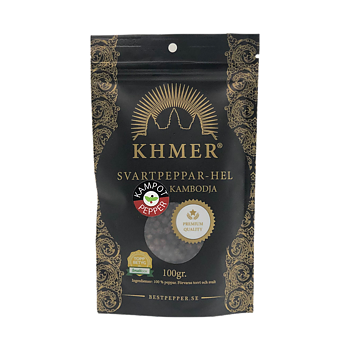 KHMER Kampot Svartpeppar 100 gram