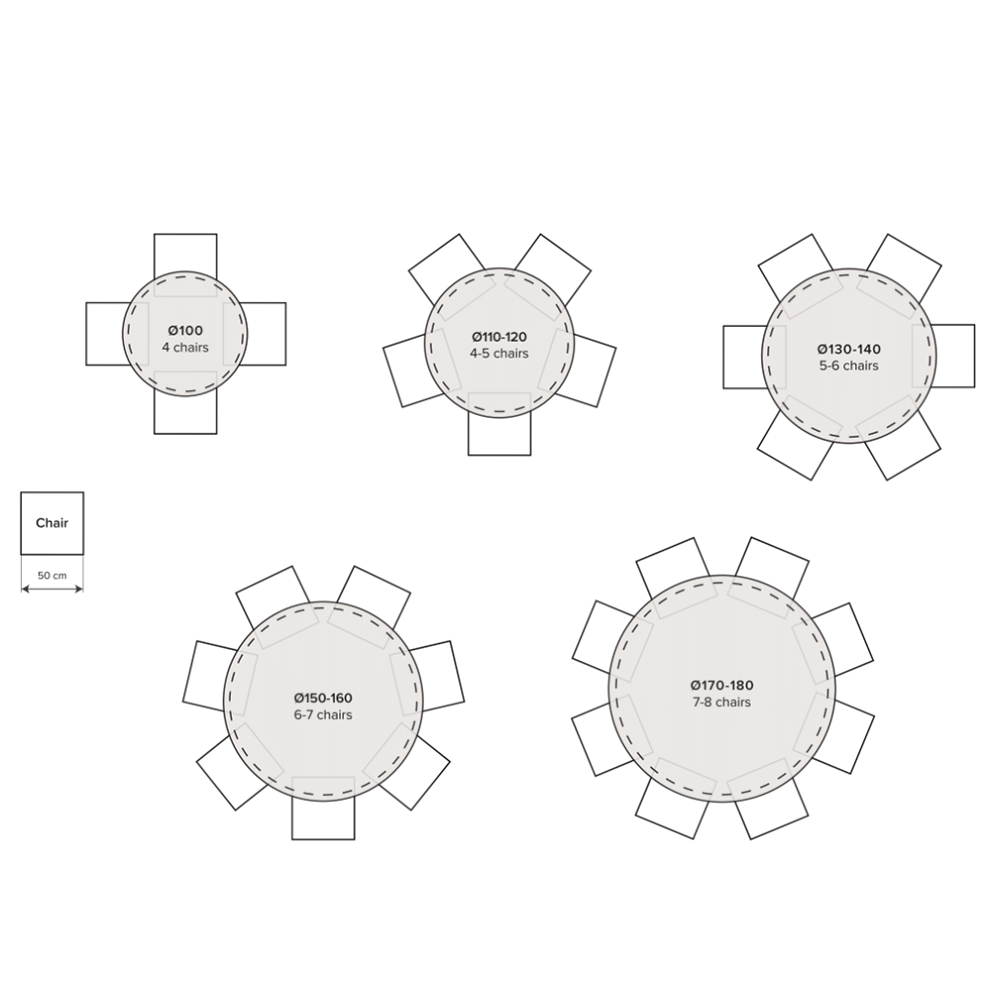 Amelia Table - Round Extendable (Ash several choices) - Kristensen & Kristensen - 6