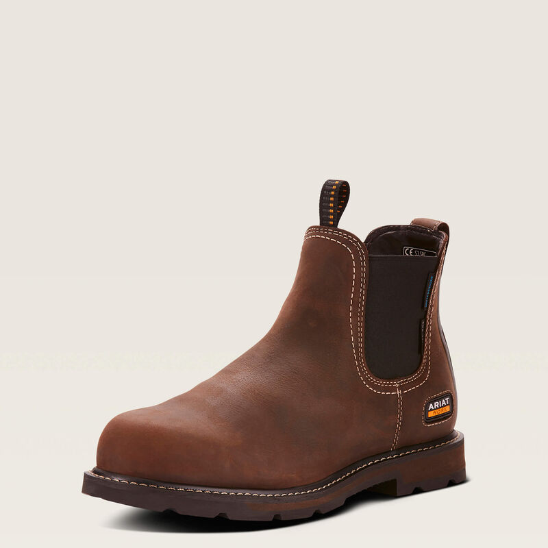 MNS Groundbreaker Chelsea EN ISO Waterproof Steel Toe Work Boot