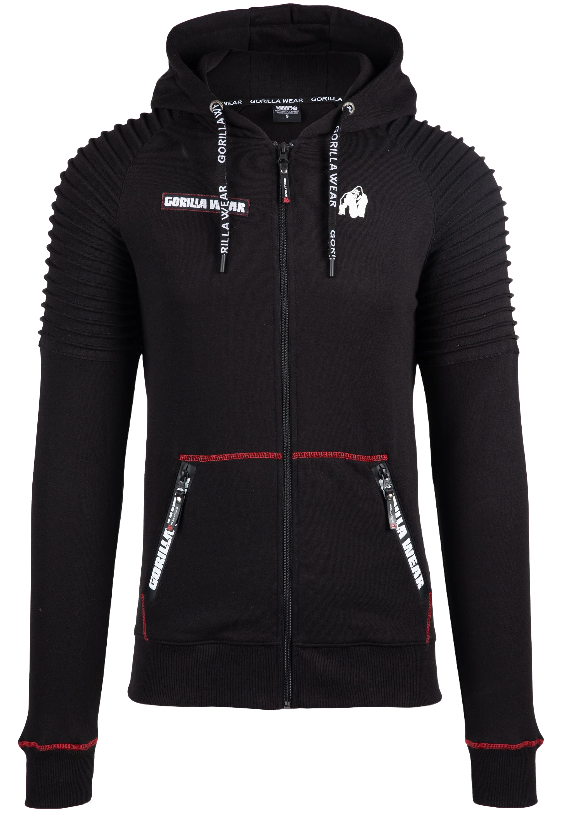 Georgia Zipped Hoodie, black - 4