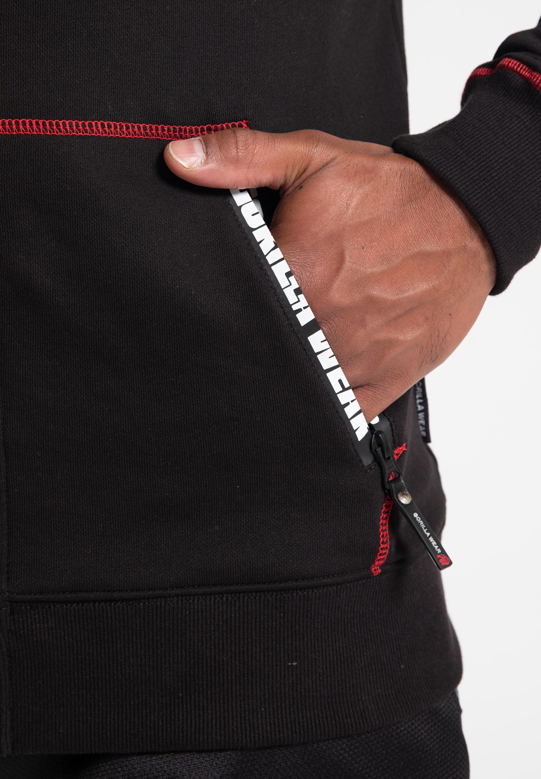 Georgia Zipped Hoodie, black - 11