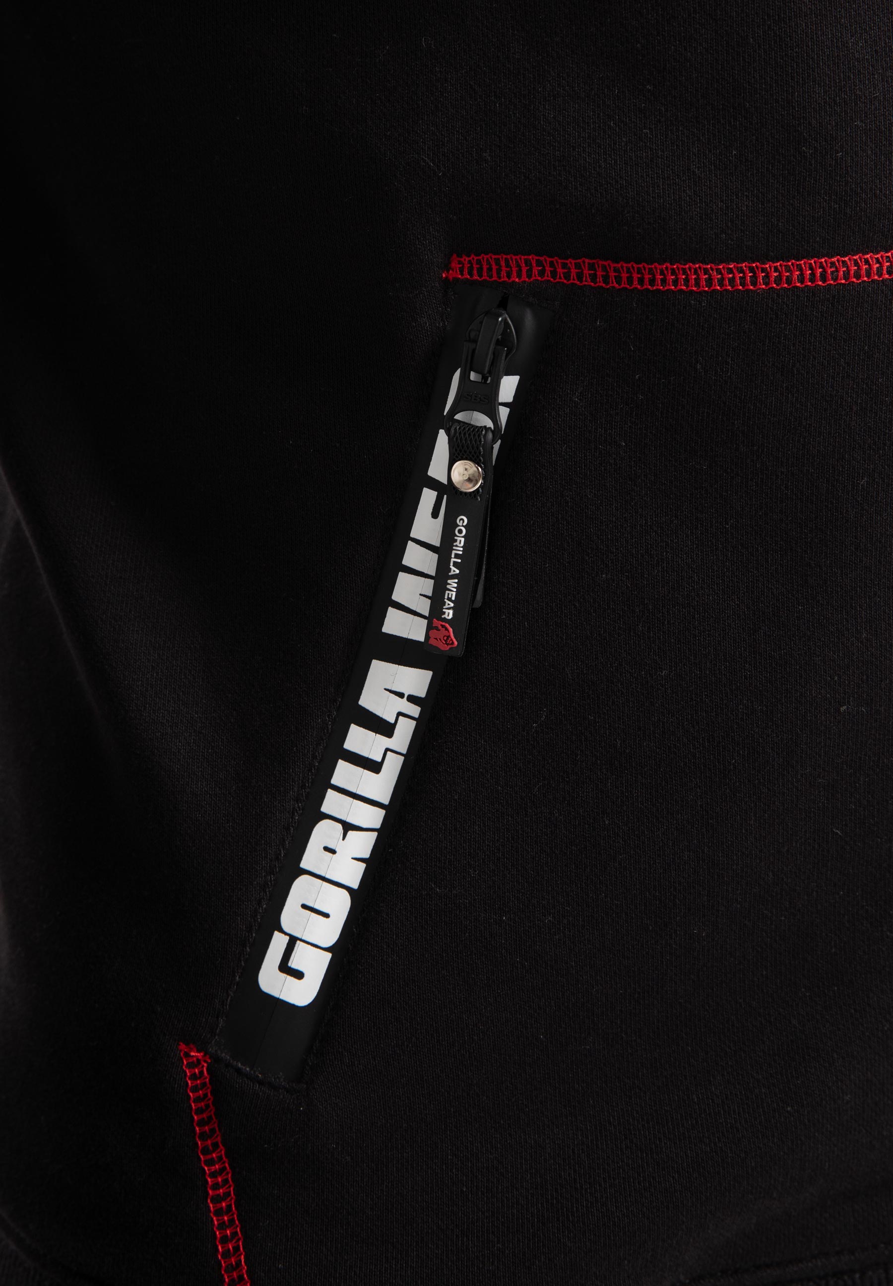 Georgia Zipped Hoodie, black - 10