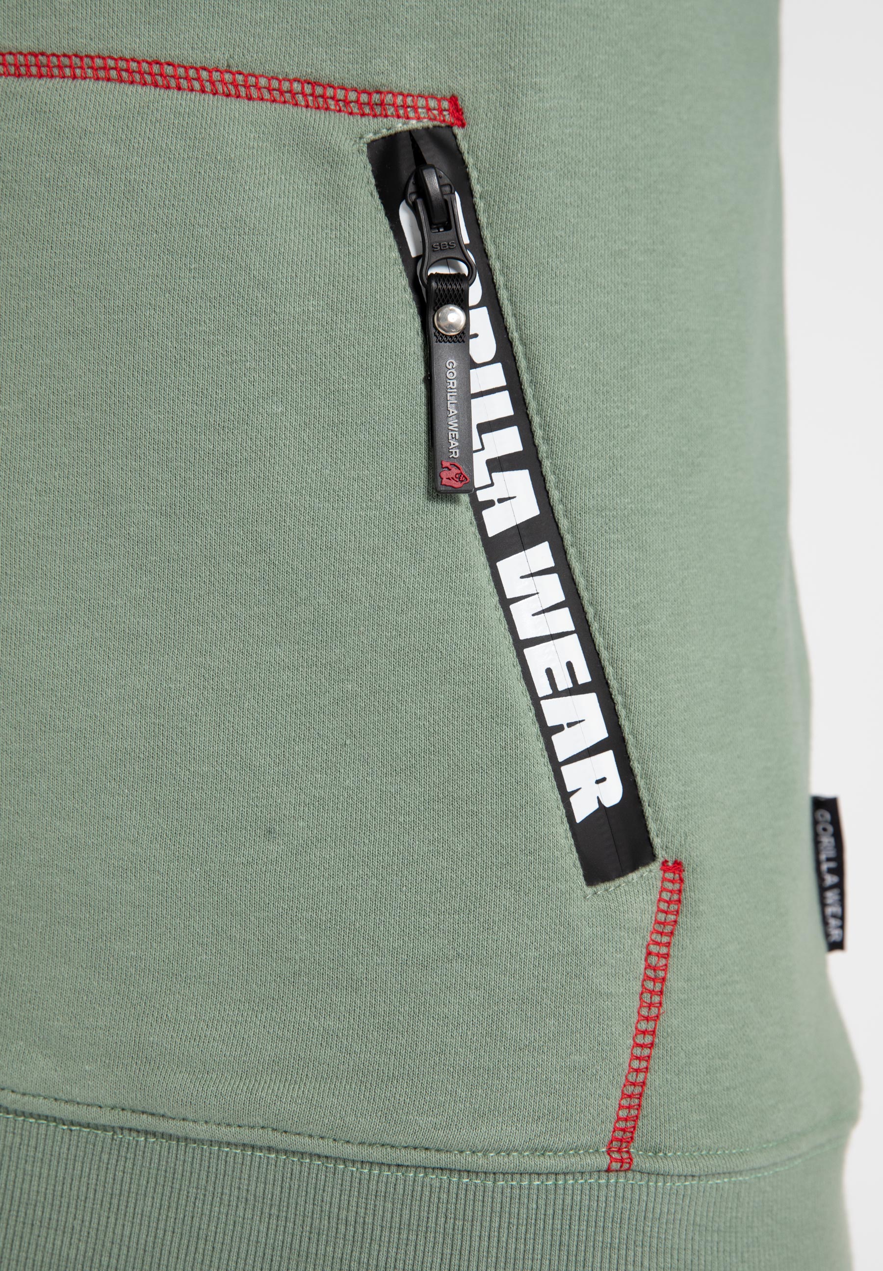 Georgia Zipped Hoodie, green bay - 7