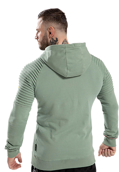 Georgia Zipped Hoodie, green bay