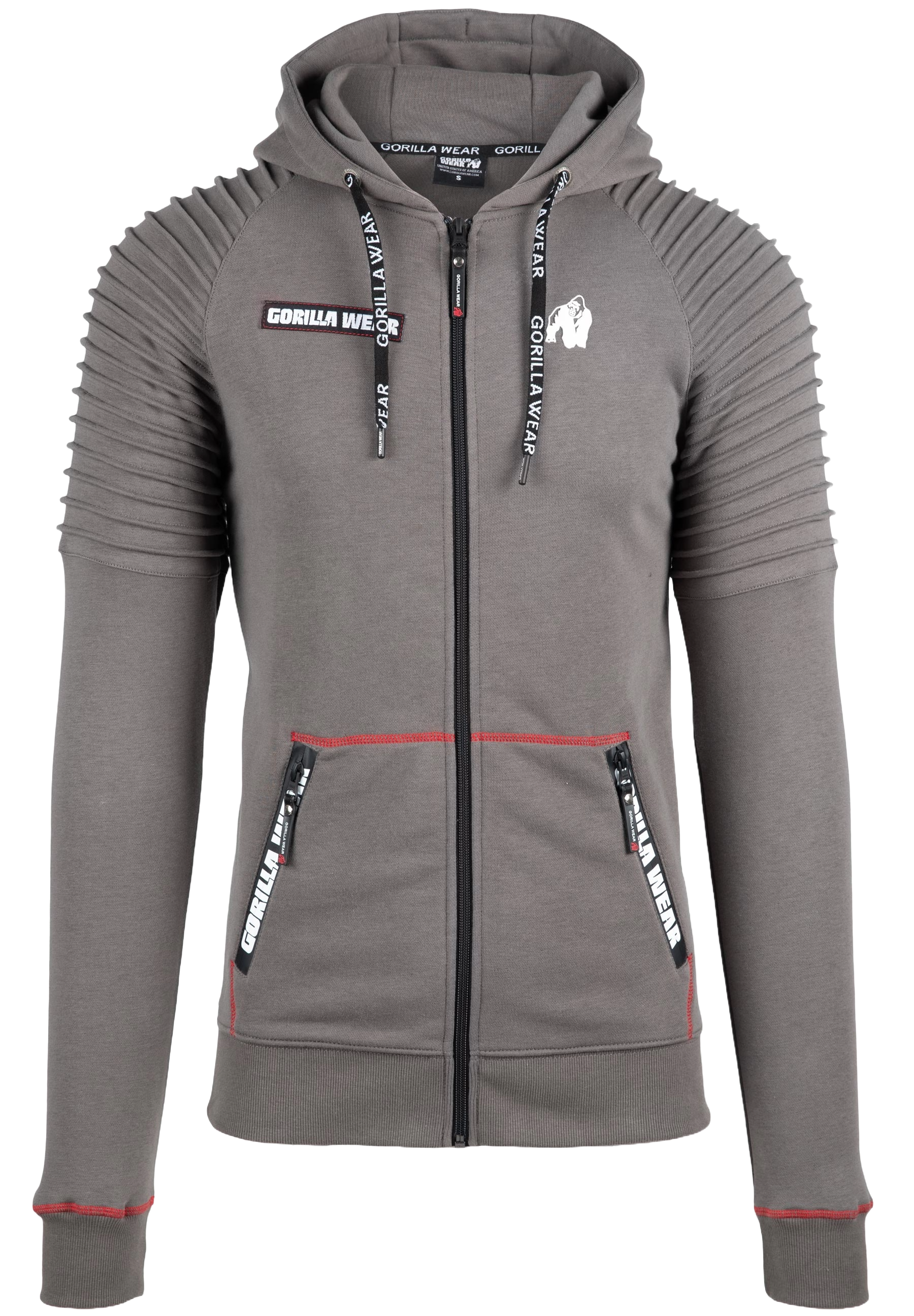 Georgia Zipped Hoodie, grey - 4