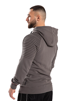 Georgia Zipped Hoodie, grey