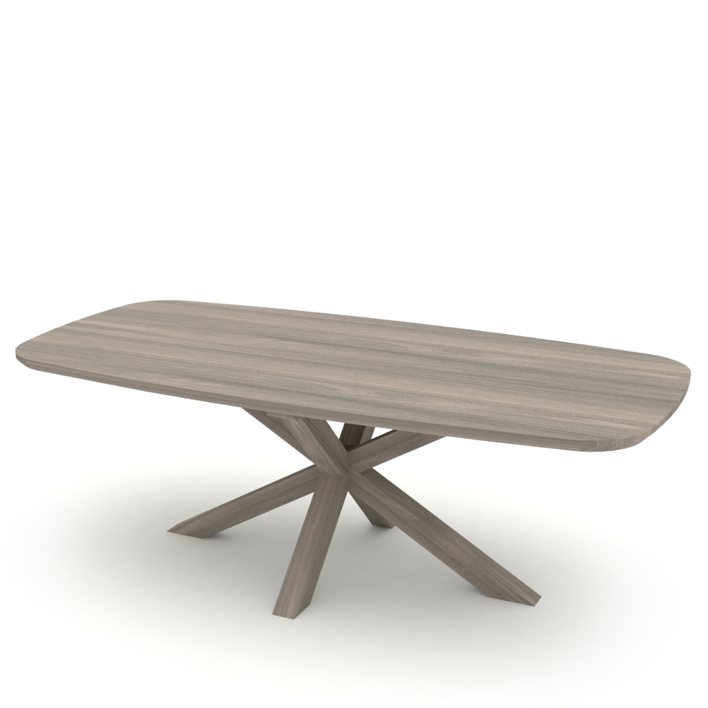 Alcor Dining Table - Boatshape  (Ash several choices) - Kristensen & Kristensen