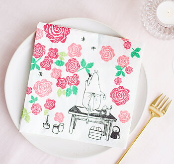 Moomin Napkins - Moominmamma's Roses