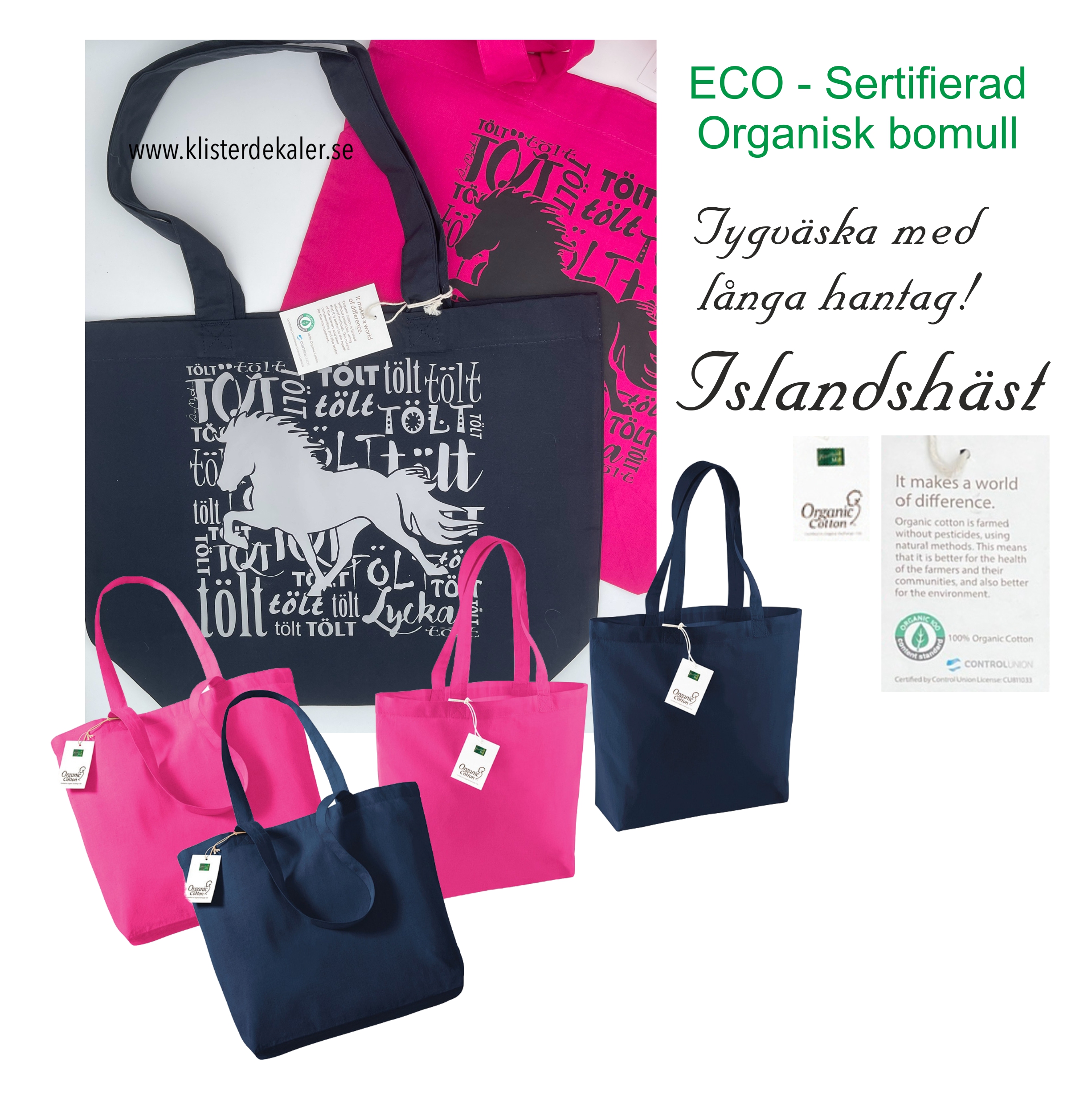 Tygväska Tölt - Lycka Islandshäst Ekologisk