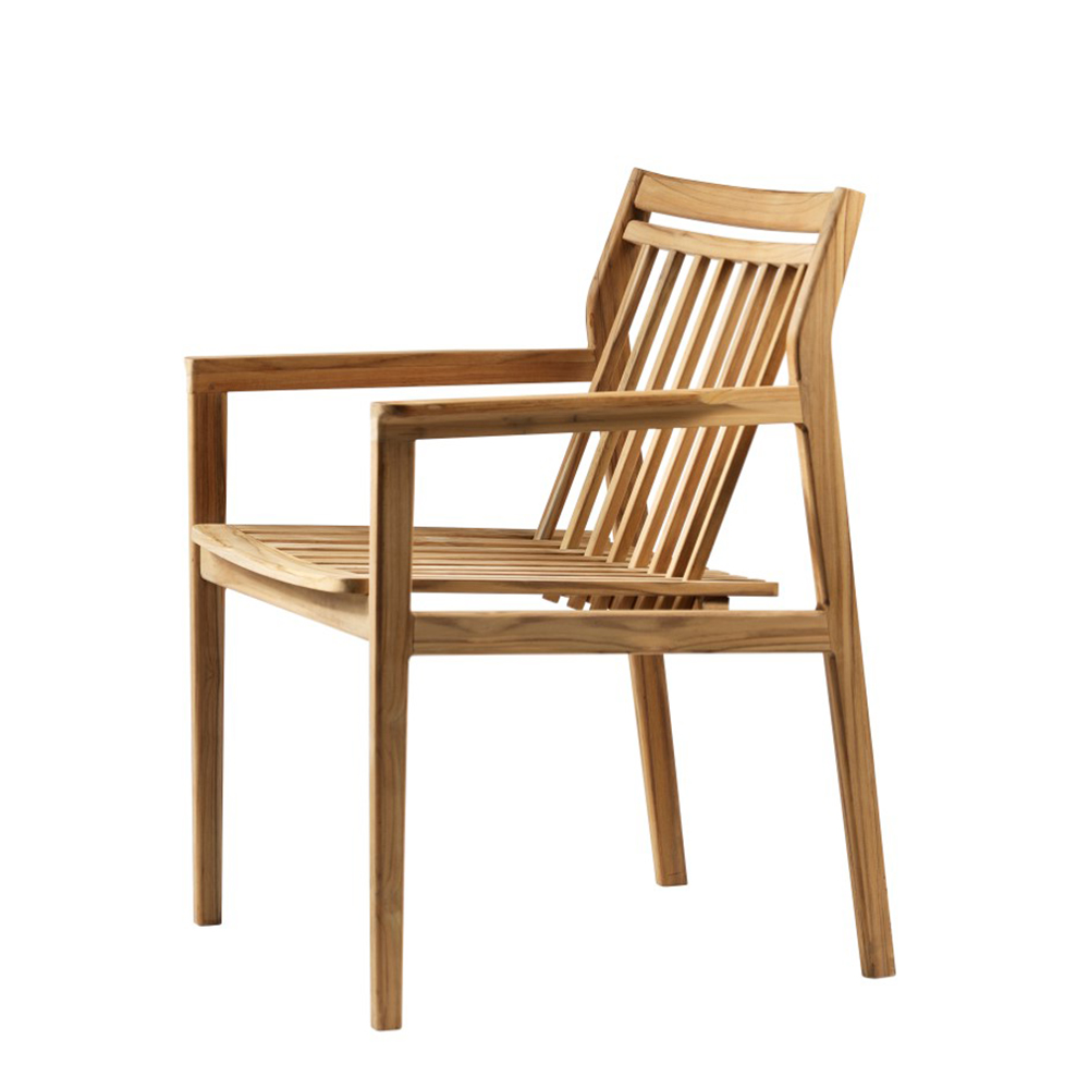 Sammen Table M2 + Soffa M11 + 3 Chairs M1 Teak - In stock - 2