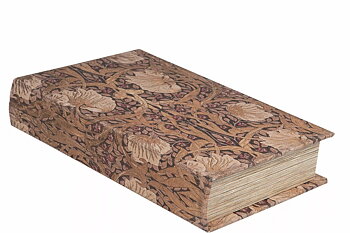 Bokask boklåda bokgömma gammal bok Pimpernel shabby chic lantlig stil 