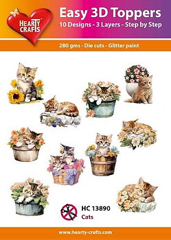 HC Easy 3D Toppers -Cats