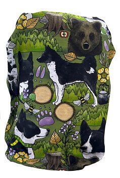 Tub / multiscarf Karelsk björnhund