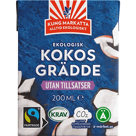 Kokosgrädde 200ml