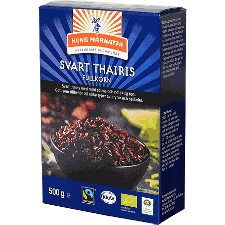 Svart Thairis 500 gram