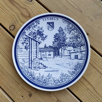 Hembygdsgården Vindeln Väggtallrik 