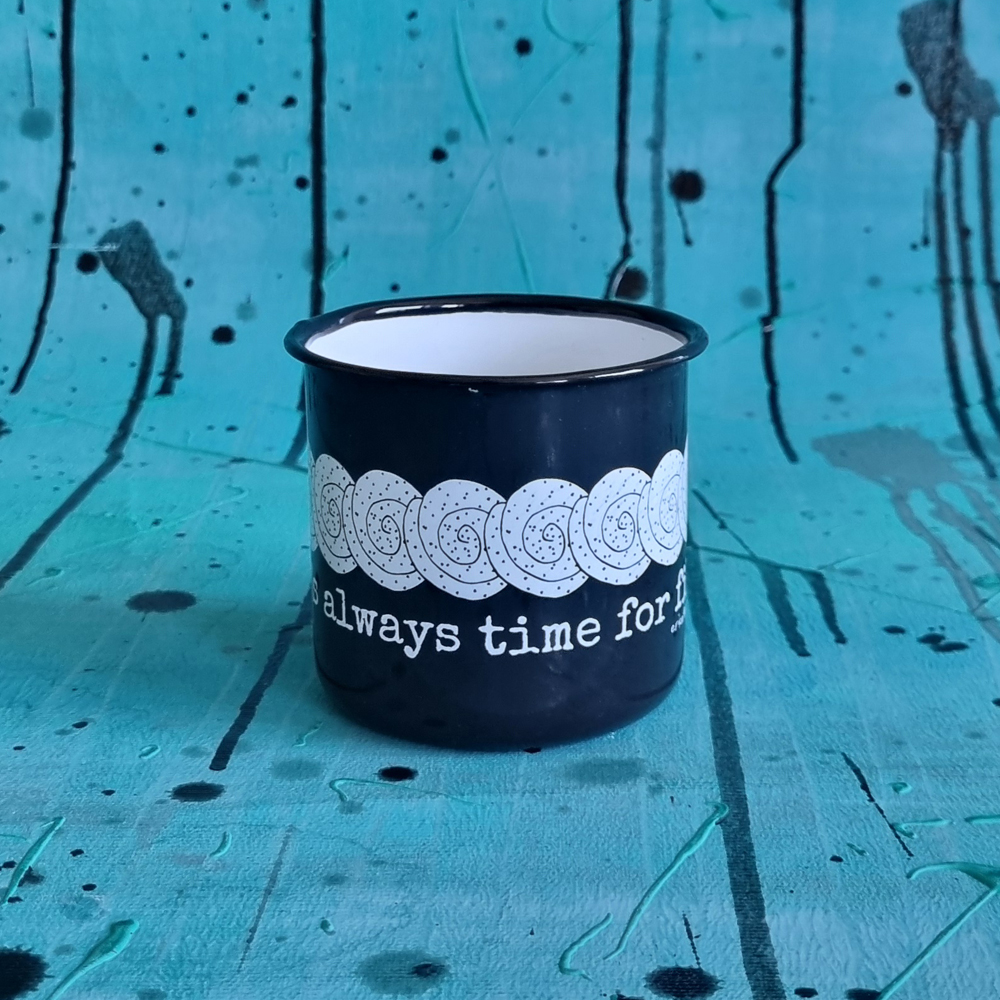 enamel mug FIKA CINNAMONBUN - 2