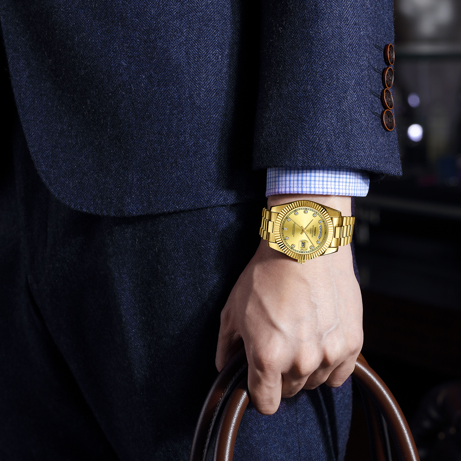Nibosi Day-Date Gold - 6