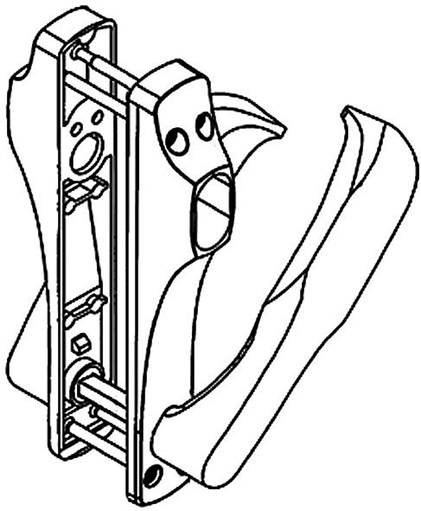 Assa Abloy Nödutrymningsbeslag 188363 komplett