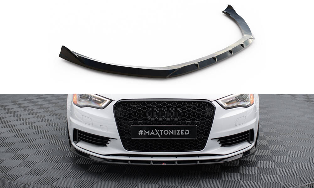 Maxton - FRONT SPLITTER V.1 AUDI A3 SEDAN 8V