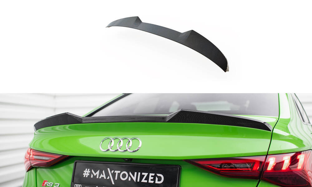 Maxton - CARBON FIBER TAILGATE SPOILER AUDI RS3 SEDAN 8Y