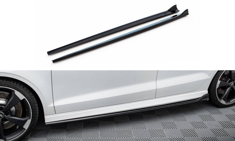 Maxton - SIDE SKIRTS DIFFUSERS V.3 AUDI RS3 SEDAN 8V FACELIFT