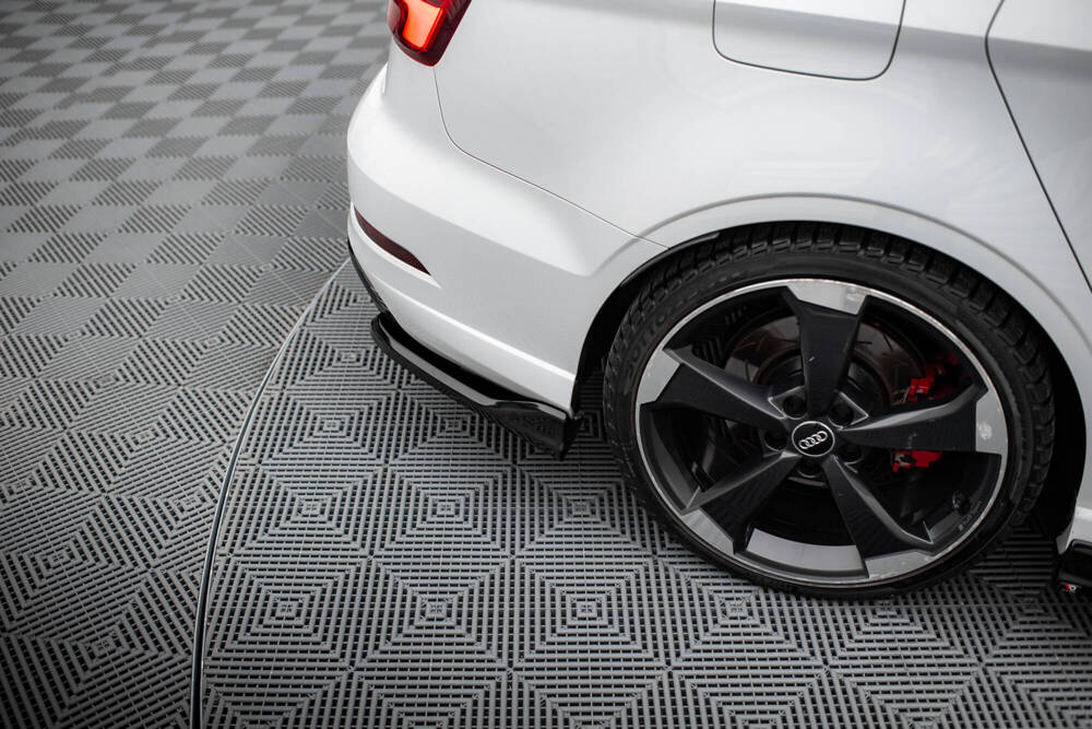 Maxton - REAR SIDE SPLITTERS V.3 AUDI RS3 SEDAN 8V FACELIFT - 4