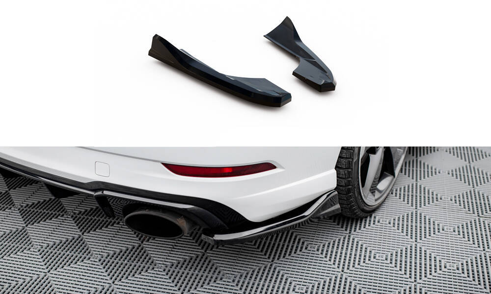 Maxton - REAR SIDE SPLITTERS V.3 AUDI RS3 SEDAN 8V FACELIFT