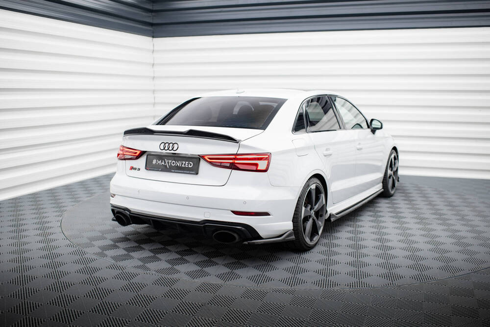 Maxton - REAR SIDE SPLITTERS V.3 AUDI RS3 SEDAN 8V FACELIFT - 2