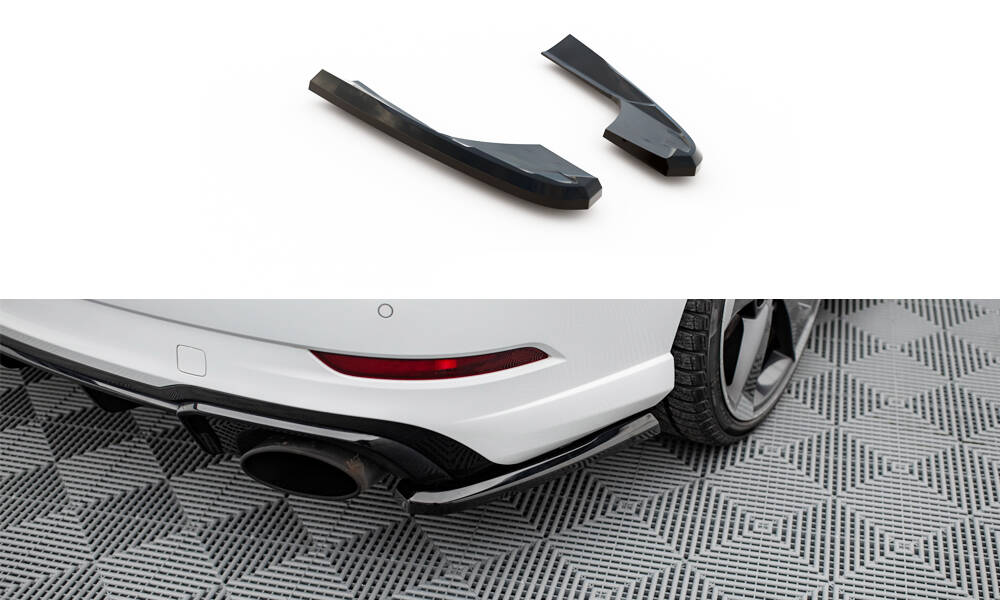 Maxton - REAR SIDE SPLITTERS V.2 AUDI RS3 SEDAN 8V FACELIFT