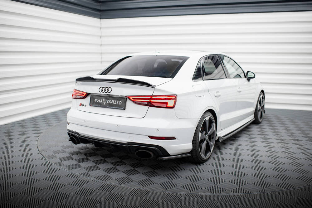 Maxton - REAR SIDE SPLITTERS V.2 AUDI RS3 SEDAN 8V FACELIFT - 2