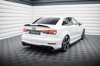 Maxton - REAR SIDE SPLITTERS V.2 AUDI RS3 SEDAN 8V FACELIFT